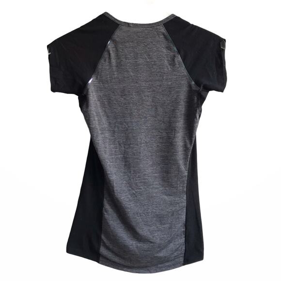 Nike Pro Lux Studio Dri Fit Top Short Sleeve Shirt Size S Athleisure Gym Workout - Picture 2 of 12